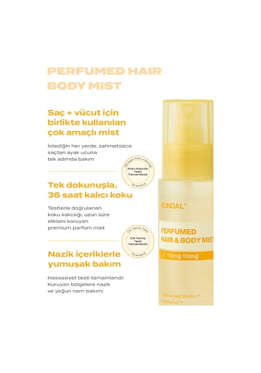 Kundal Perfumed Hair & Body Mist Ylang Ylang
