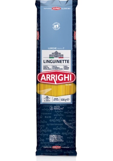Arrighi Linguinette Çubuk Makarna İtalyan Makarnası 500 G