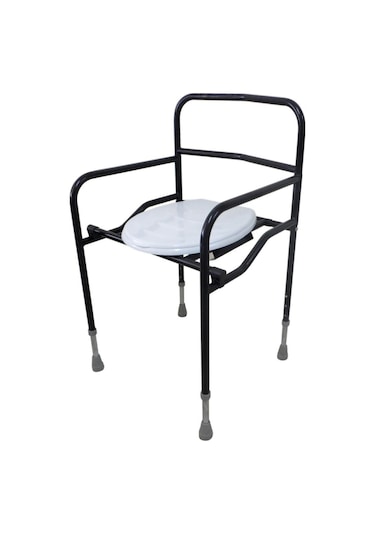 Medikaltec Katlanabilir Komot Seyyar Hasta Tuvaleti Klozet Yükseltici Taşınabilir Wc Tuvalet