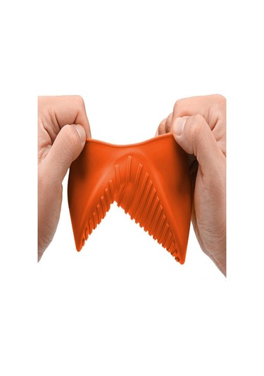 Kangvka Turuncu Silikon Fırın Eldiveni 2'li Set - Isıya Dayanıklı Kaymazsız - Mutfak Tencere Çelikler İçin Elleri Isıdan Korur