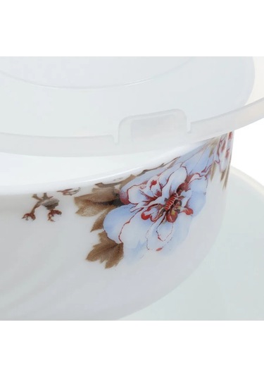 Daniks Cam Seramik Kapaklı 3 Parçalık Salata Kasesi Seti, Orlean 187270230 Yeşil