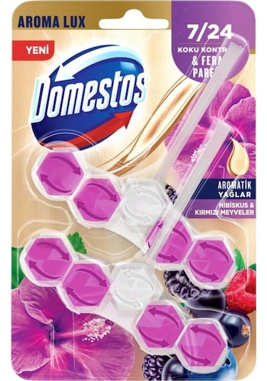 Domestos Wc Blok Hibiskus Kırmızı Meyveler 2 x 50 G