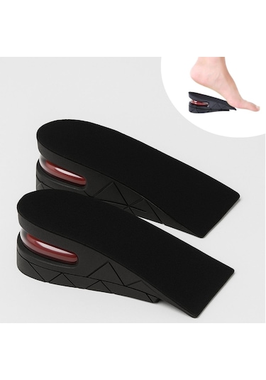 5 Cm Boy Uzatıcı Silikon Ortopedik Topuk Tabanlık Yüksek Konforlu Gizli Yükseltici Ped Unisex