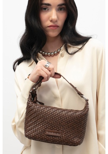 Sisley Kadın Kol Çantası Sly373 Kahve