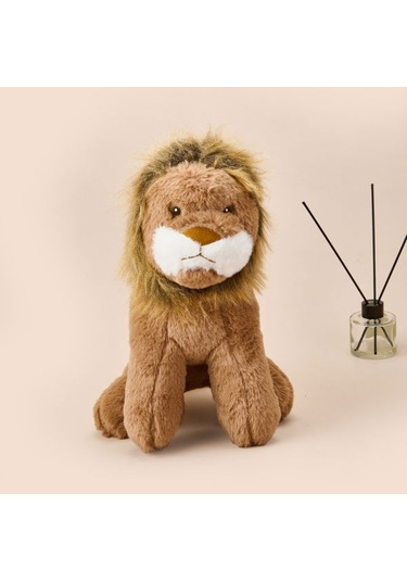 Evidea Soft Aslan Figürlü Yastık - Kahverengi - 23x35 Cm Kahverengi