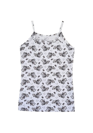 Tutku 6Lı Kız Çocuk Ip Askılı Atlet Empirme Pamuklu Renkli