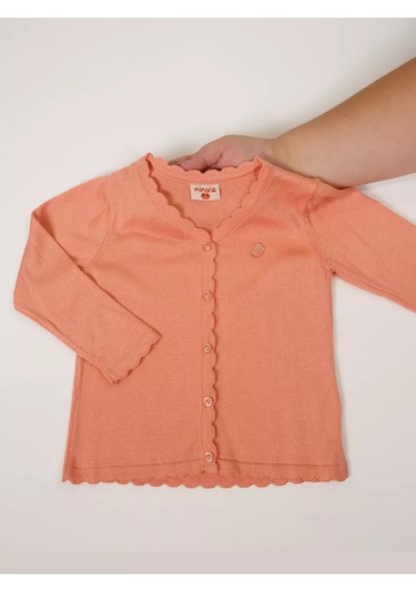 Minora Düğmeli Sıcak Örgü Kardigan Üst 248017138 Leylak