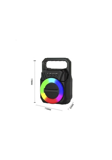 Newface Abs-1309 RGB Işıklı Kablosuz Bluetooth Hoparlör