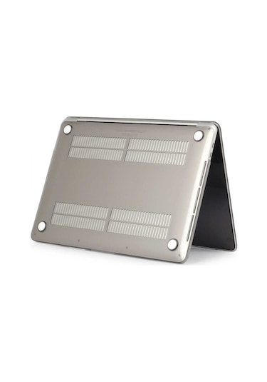 Kilifone - Macbook Uyumlu Macbook 13.3' Air M1 Msoft Kristal Kapak - Siyah