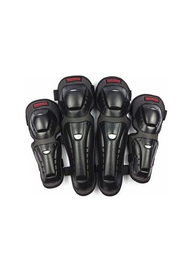 Flybuy Xin Xin Ve Sürme Shenzhen Pedleri Pedler Pateni Motosiklet Motokros Koruyucuları Koruyucu Koruyucu Koruma Diz Diz Dişliler Dirsek Adet/sn 4 Qn Siyah