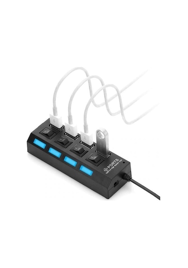 4 Port Usb 2.0 Hub Çoklayıcı Çoğaltıcı Çoklama Switch Splitter (325502601)
