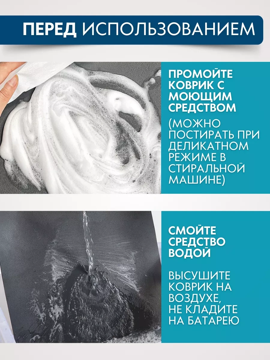 Homehaus Emici Hızlı Kuruyan Bulaşık Kurutma Paspası, 30 40 Cm 183309977 Gri