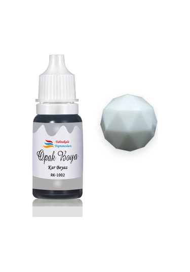 Epoksi Reçine Opak Boya Pigment Opak Epoksi Boyası 20 Ml Kar Beyaz - 1002