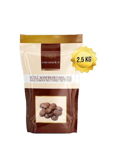 Cocomeks Sütlü Konfiseri Para Pul Çikolata 2.5kg
