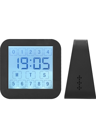 Ximistore9 Çift Ekranlı Dijital Termometre Ve Nem Ölçer - Lcd Dokunmatik Ekranlı, Geri Sayım Saati