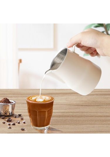 Suntek Sıcak Çikolata Ev Restoranı Için Süt Köpürtme 500ml-bej