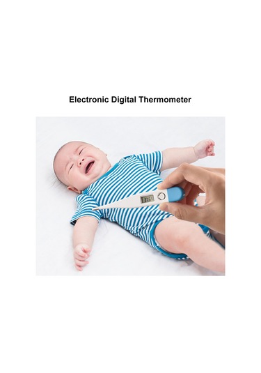 Jeehugo Ev Ve Evcil Hayvanlar İçin Çift Kullanimlı Hızlı Ölçüm Elektronik Termometre - Ağız/altı Çene - Lcd Ekranlı - Su Geçirmez - 3 Rastgele Model