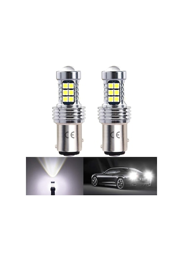 Adet 157 P21/5w Led 12v 24v Ampul, Süper Parlak Araba Led Fren Lambası Ampulleri, Beyaz 6500k, Araba Fren Lambası Ampulleri, Fren Lambaları, Gündüz Farları İçin Kullanılır