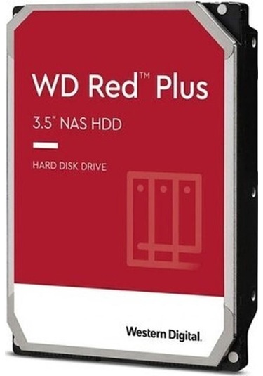 Wd 10tb Red Plus Wd101efbx 7200rpm 256mb 3.5" Sata 3 Nas Harddisk
