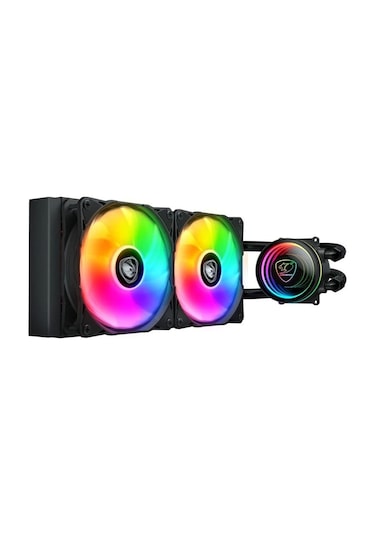 Ontech - Cougar Poseıdon Elıte Argb 240mm Lıquıd Cooler Siyah Sıvı Soğutma İşlemci