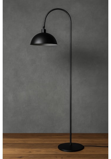 Siyah Lambader Hareketli Başlık Modern Dekoratif Metal Oturma Odası Çalışma Odası Lambası Siyah