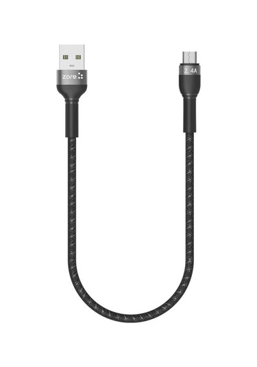 Tuva Teknoloji Siyah Shira Serisi Micro Usb Kablo 30 Cm