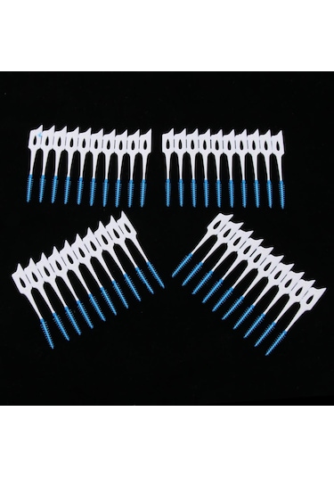 Suntek 40x Silikon Diş Arası Kürdan Ipi Temiz Fırça Ağız Bakımı