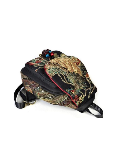 Mavi Yogodlns Moda Payetler Sırt Çantası Kadın Büyük Kapasiteli Sırt Çantası Lüks Tavuskuşu Nakış Sırt Çantası Rahat Kadın Paketleri Seyahat Çantası Mavi