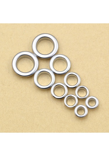 Altın 100 Adet Kuşgözü Grommets Yıkayıcı İle Uygun Deri El Sanatları Çanta Ayakkabı Kemer Kapağı 4mm/5mm/6mm/8mm/10mm 8mm