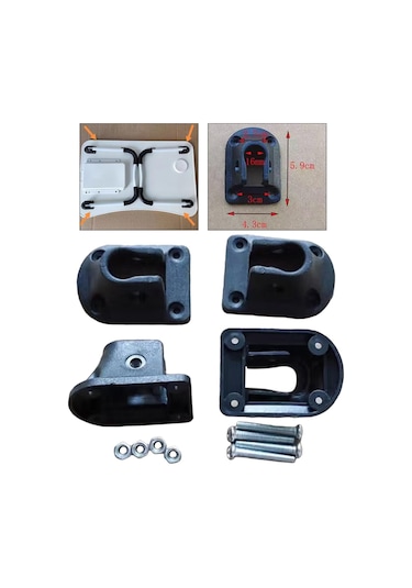 Suntek 4x Katlanır Masa Ayağı Braketleri Onarım Dayanıklı