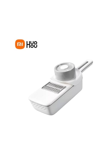 Novahub Xiaomi Huohou Çok Fonksiyonlu Meyve Sebze Mutfak Dilimleme El Koruma Çoklu Bıçak Otomatik Depolama Abs Dilimleme Aracı Beyaz Beyaz