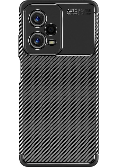 Apsuwa Xiaomi Poco X5 5g Kılıf Negro Karbon Fiber Silikon
