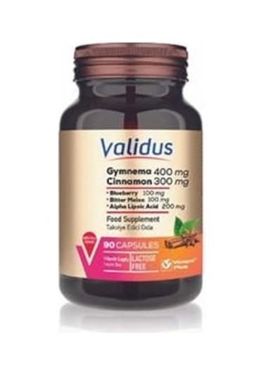 Validus Gymnema Sylvestre 400 Mg + Cinnamon 300 Mg 90 Kapsül