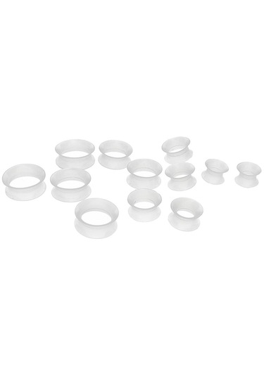 Homyl 4x7 Çift Lot Esnek Silikon Kulak Göstergeleri 4-adet Pembe