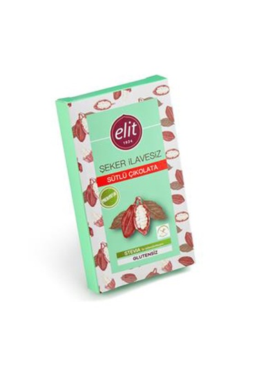 Elit Şeker İlavesiz Ve Prebiyotik Sütlü Çikolata 60 Gr X 3 Adet