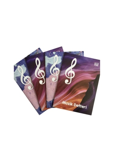 20 Yaprak Büyük Müzik Defteri Adet