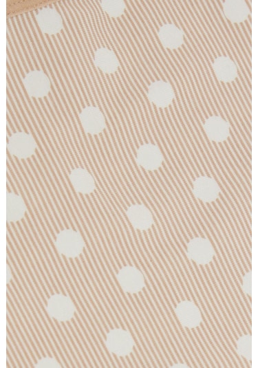 Breeze Kız Çocuk Boxer Puantiye Desenli 5-11 Yaş, Bej-bej Bej