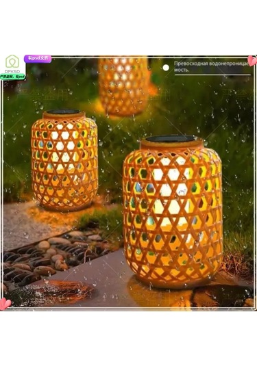 Yunboo Güneş Enerjili Bahçe Heykeli: Otomatik Aydınlatma, El Tutulabilir Isınma Işığı Feneri 12 Saat Süre