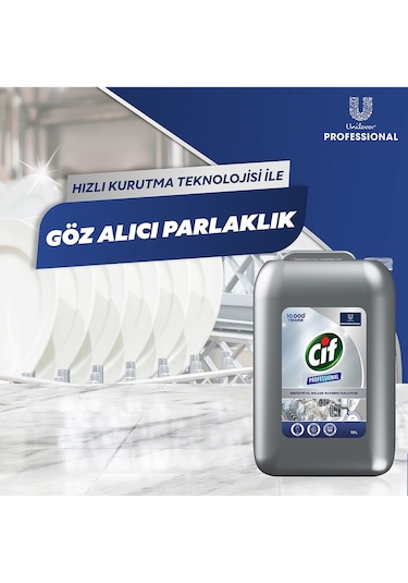 Cif U-pro Endüstriyel Bulaşık Parlatıcısı 10 L