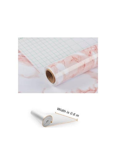 Fastbuy Mermer Desenli Pvc Otostik Duvar Kağıdı - 3m Uzun, Su Ve Yağ Dayanıklı, Mutfak Ve Masaüstü Yenileme