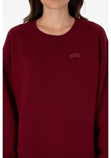 U.s. Polo Assn. Kadın Bordo Sweatshirt 50313586-vr014 Bordo