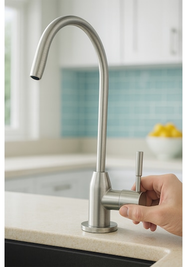 Paslanmaz Aç Kapa Arıtma Musluğu Su Arıtma Cihazı Musluğu, Hijyenik Ve Dayanıklı 225 Gr 250 Gr