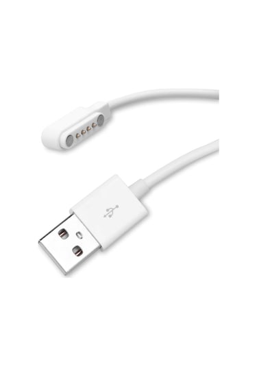 Usb 4 Pin Pogo Kablo  Akıllı Saat Manyetik Sabitleyici Şarj Kablo