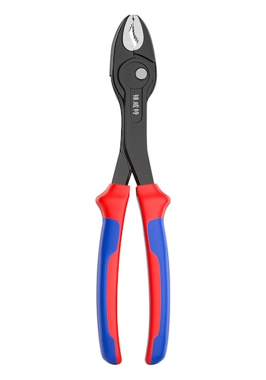 Kosona 8 İnç Çok Amaçlı Çelik Somun Çıkarıcı, Açılımı Ayarlanabilir, Paslı Somunlar İçin Uygun, Kauçuk Saplı Balık Pense