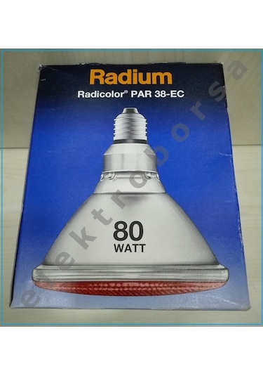 Radıum Par38 Renkli Enkandesen Ampul