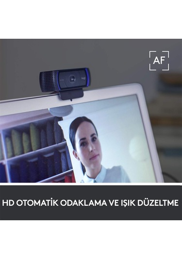 LOGİTECH C920 HD PRO WEBCAM-SİYAH 960-001055