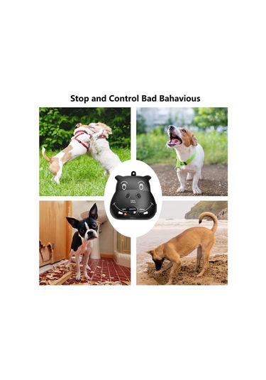Geeksen Köpekler İçin Akıllı Anti Havlama Cihazı İç/dış Mekan 4 Seviye Şarj Edilebilir