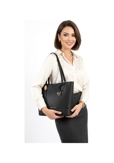 Silver Polo Sp1243-m205 Kadın Omuz Çantası Siyah Siyah