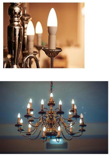 Şahnet 6w Led Mum Ampul Sarı Işık 3000k 3 Adet - E14