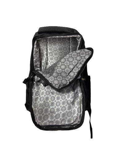 Su Geçirmez Kaliteli Astarlı Krinkıl Kumaş Unisex Iki Gözlü Okul Spor Seyahat Sırt Çantası 30x45cm Siyah Su Geçirmez Kaliteli Astarlı Krinkıl Kumaş Unisex Iki Gözlü Okul Spor Seyahat Sırt Çantası 30x45cm Siyah